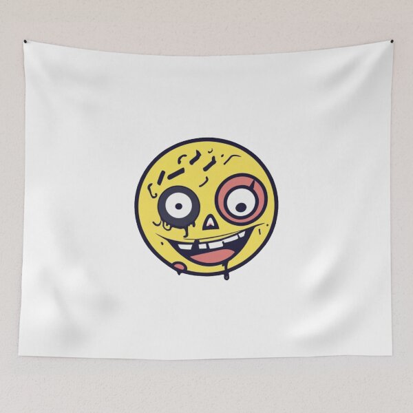 Item preview, Zombie smiling face designed and sold by PawelNature.