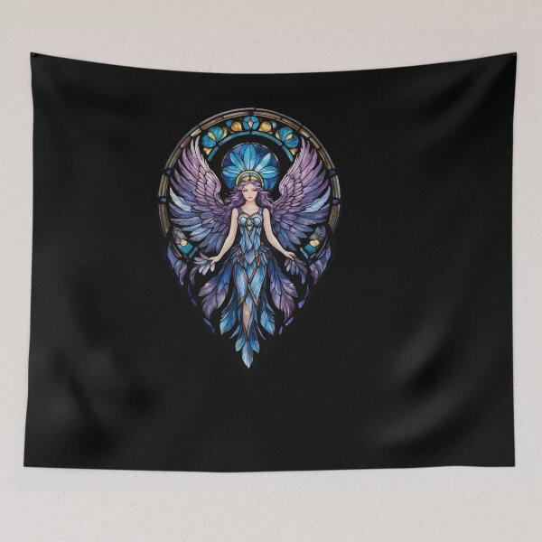 Item preview, Stained Glass Angel Pattern designed and sold by Desfix.