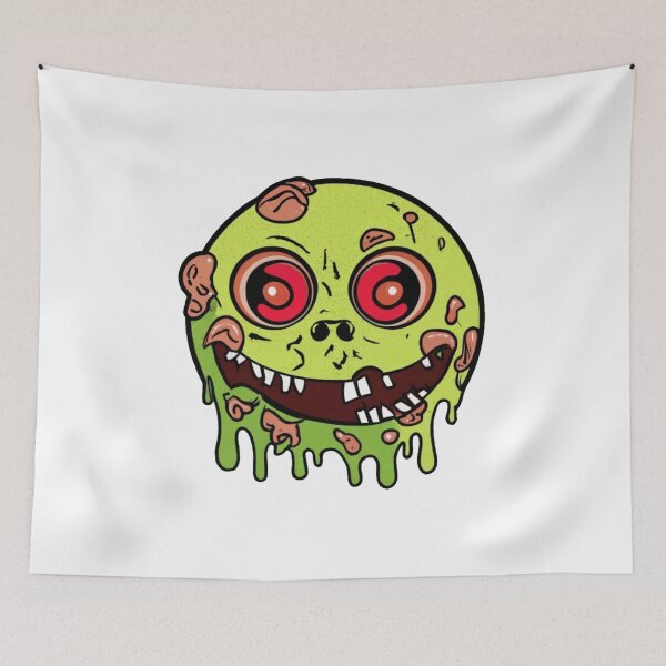 Item preview, Zombie smiling face designed and sold by PawelNature.