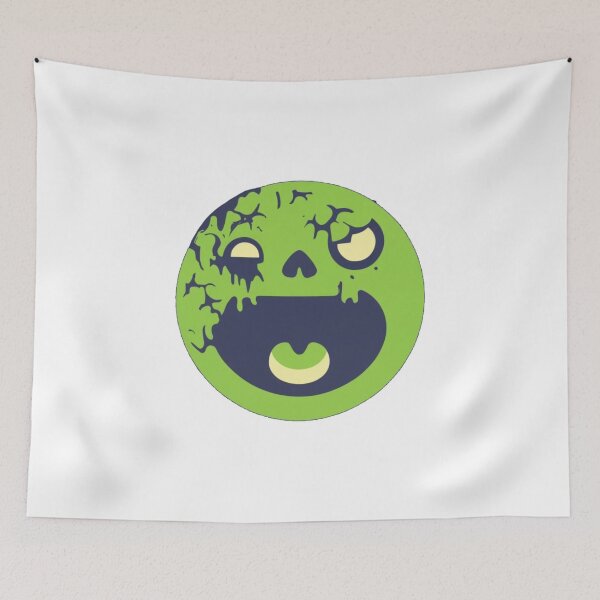 Item preview, Zombie smiling face designed and sold by PawelNature.