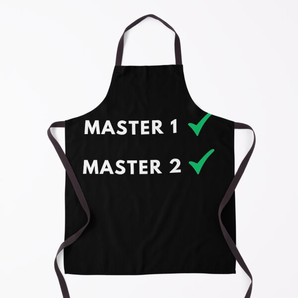 Item preview, Master 1 done, Master 2 done, master's degree designed and sold by NoetherSym.