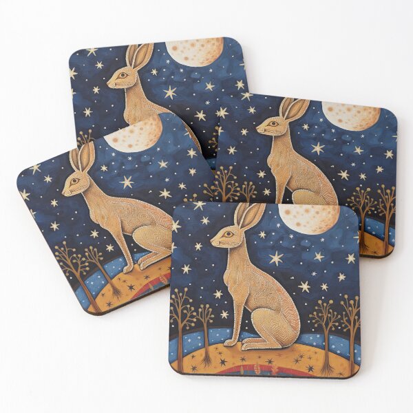 Item preview, Moonlit Reverie: The Hare's Serenity designed and sold by thewandswant.