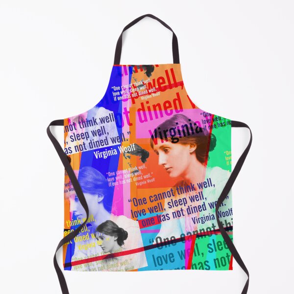 Item preview, Virginia Woolf quote, One cannot think well, love well, sleep well if one has not dined well designed and sold by Mauswohn.