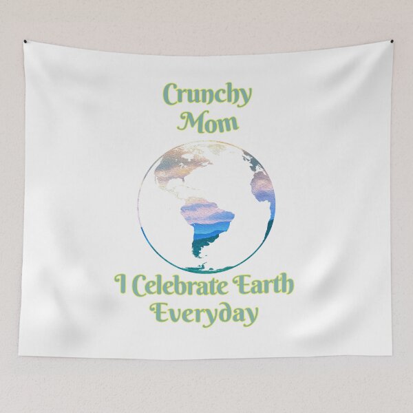 Item preview, Crunchy Mom Earth Day Shirt Celebrate Everyday designed and sold by LisaMe.