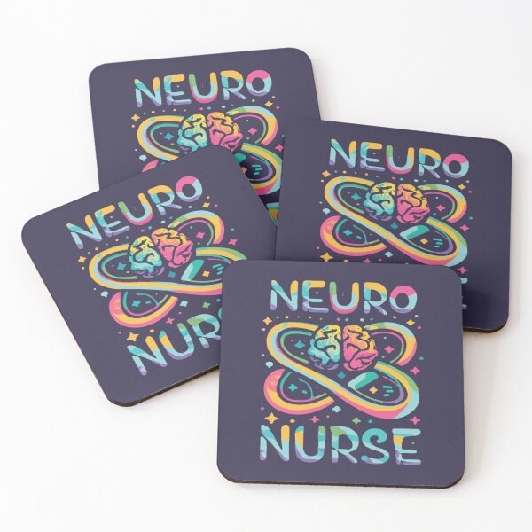 Item preview, Neuro Nurse Autistic Pride rainbow infinity Symbol designed and sold by UrbanGraphixs.