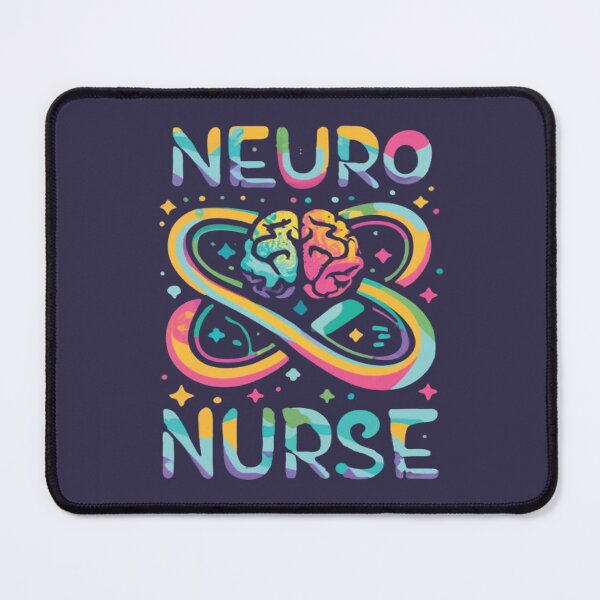 Item preview, Neuro Nurse Autistic Pride rainbow infinity Symbol designed and sold by UrbanGraphixs.