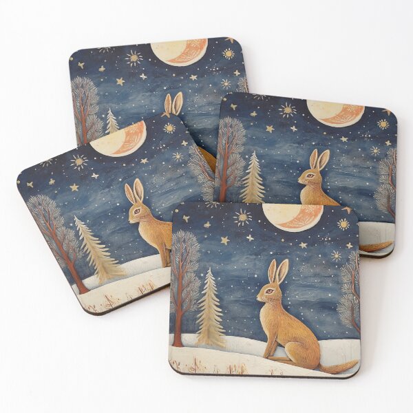 Item preview, Moonlit Reverie: The Hare's Serenity designed and sold by thewandswant.