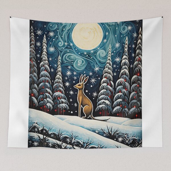Item preview, Moonlit Reverie: The Hare's Serenity designed and sold by thewandswant.