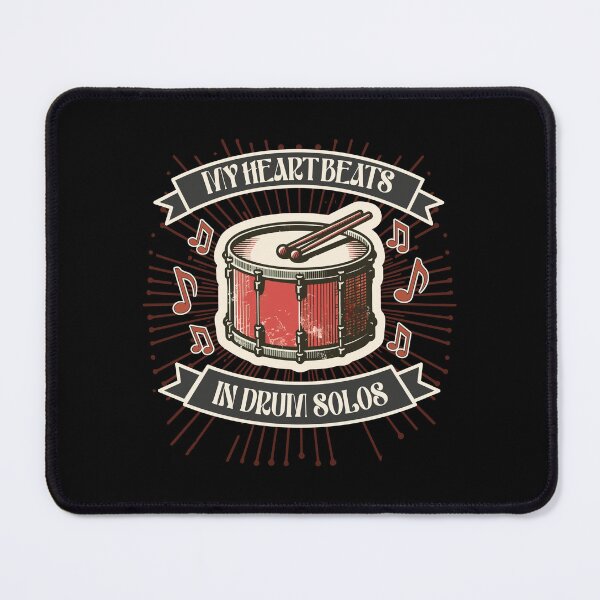 Item preview, My Heart Beats in Drum Solos - Motif for drummers designed and sold by SRZT.