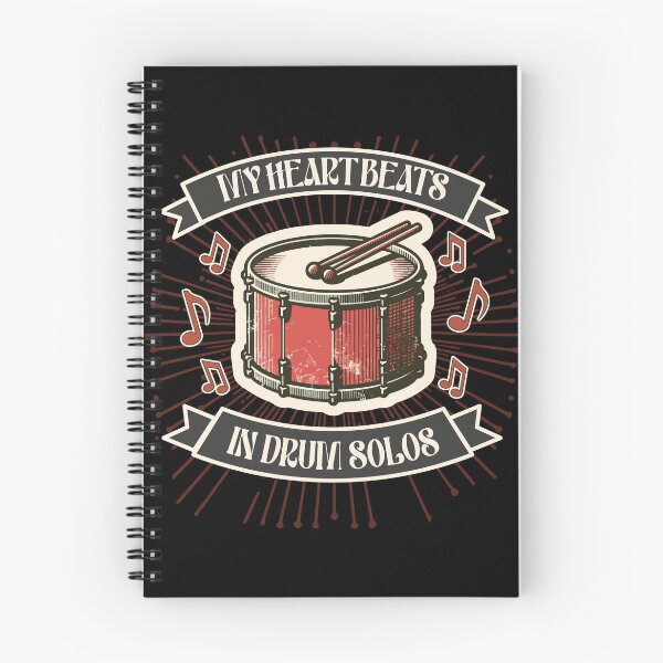 Item preview, My Heart Beats in Drum Solos - Motif for drummers designed and sold by SRZT.