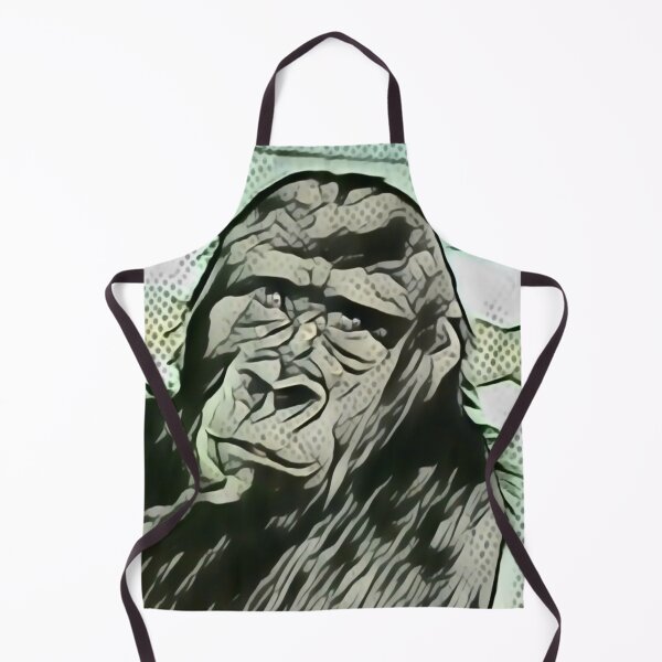 Item preview, Curious Gorilla In Pointillism designed and sold by Fearless-Fox.