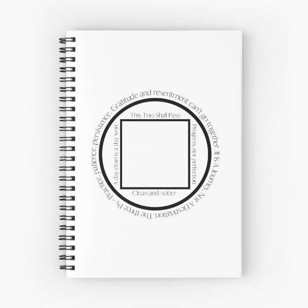 Item preview, NA Slogans Narcotics Anonymous Slogans in Symbol  designed and sold by Simea8.