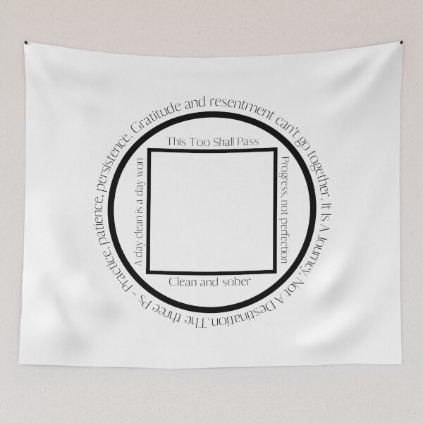 Item preview, NA Slogans Narcotics Anonymous Slogans in Symbol  designed and sold by Simea8.