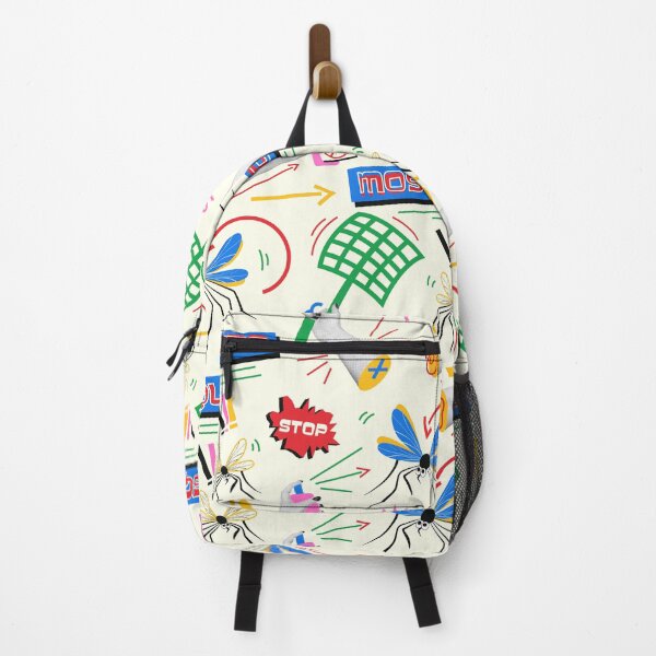 Item preview, Bright pattern in retro style with mosquitoes. designed and sold by Yaaaaay.