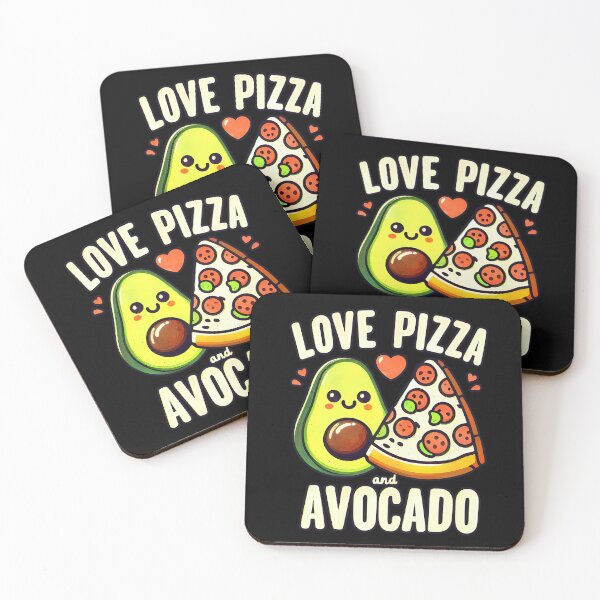 Item preview, Love pizza and Avocado designed and sold by Lukasz Kobylka.