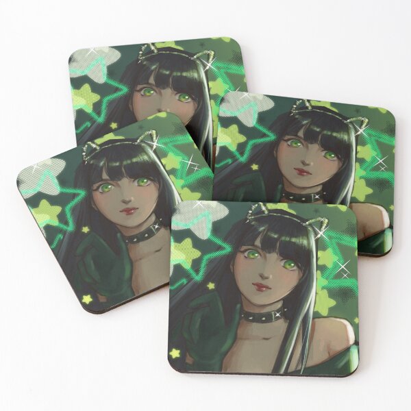 Item preview, Cat Anime Girl designed and sold by TwinBlossomsArt.