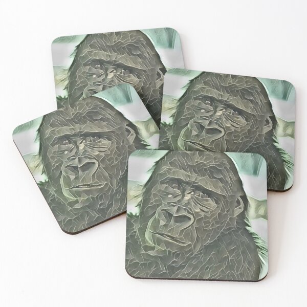 Item preview, Curious Gorilla In Gemstone designed and sold by Fearless-Fox.