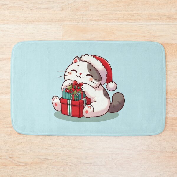 Item preview, Fat Christmas Cat designed and sold by KAI-Studio.
