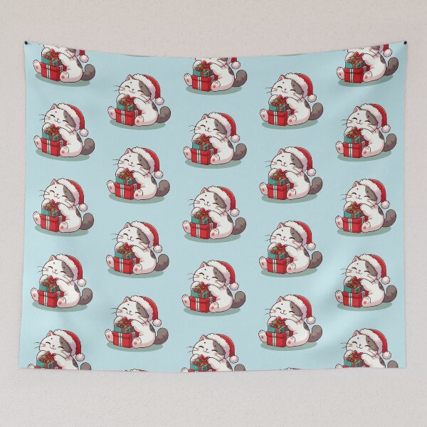 Item preview, Fat Christmas Cat designed and sold by KAI-Studio.
