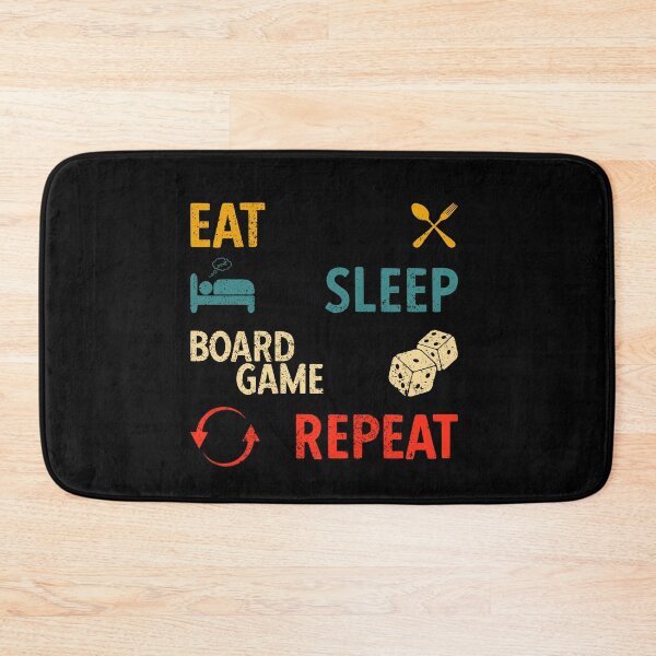 Item preview, Eat Sleep Boardgame Repeat designed and sold by strokli.
