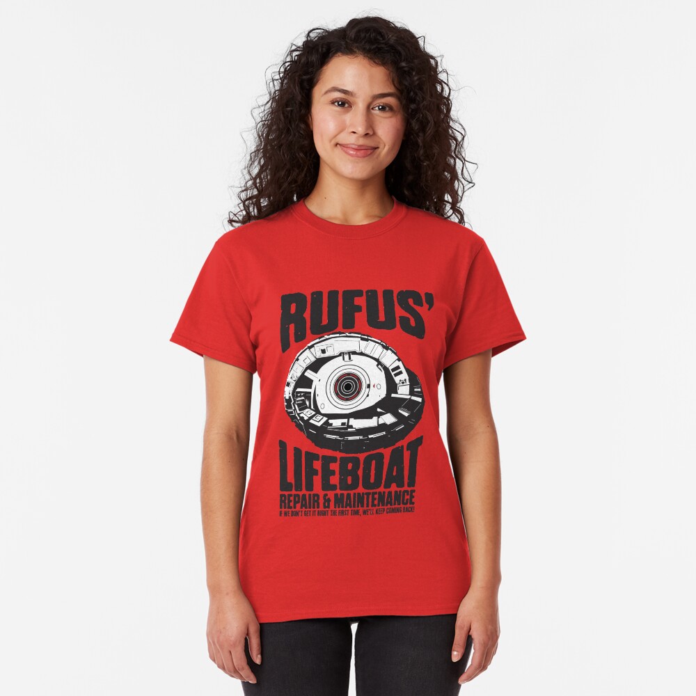Rufus' Lifeboat Repair and Maintenance Classic T-Shirt