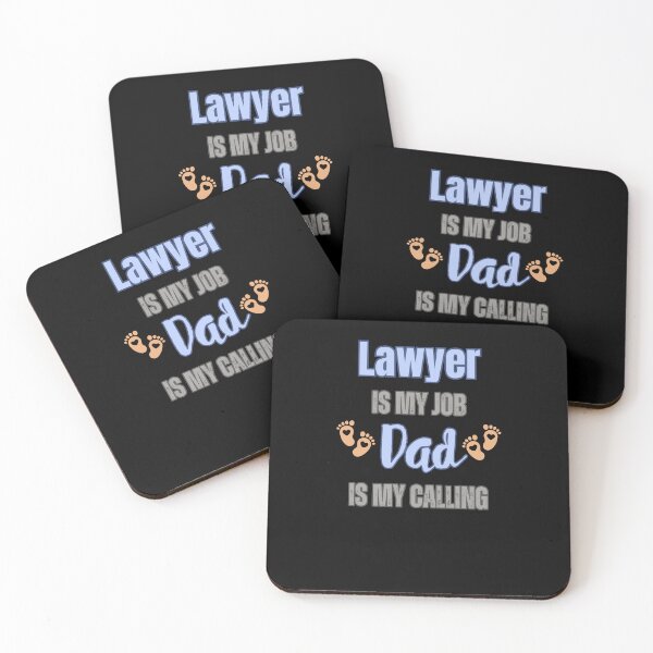 Item preview, Lawyer Is My Job, Dad Is My Calling designed and sold by WenegeeDesigns.