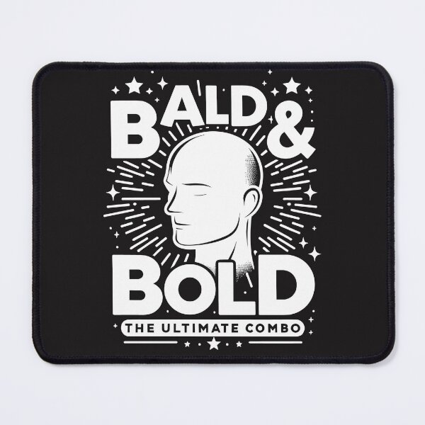 Item preview, Bald and Bold: The Ultimate Combo - Shine & Smile designed and sold by OptimaArt.