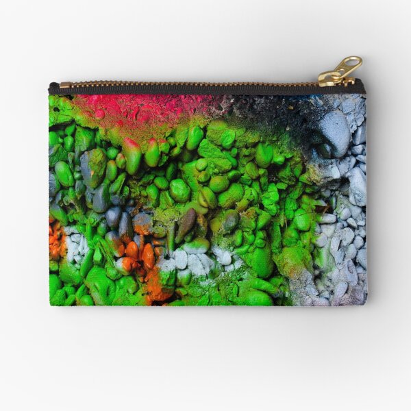 Abstract Graffiti Wall Art Photography - 1 Zipper Pouch