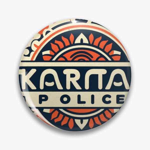 Artikelvorschau, Karma Polizei entworfen und verkauft von Rectoryprint.