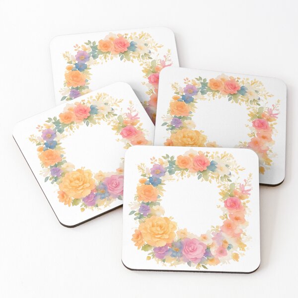 Item preview, Yellow and pink flower frame designed and sold by Jayjaynaenae.