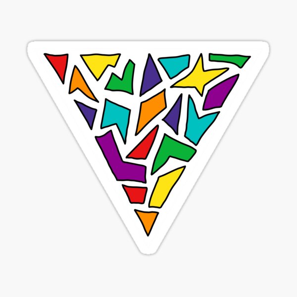 Item preview, LGBT+ Pride Triangle designed and sold by jamiepsdesigns.