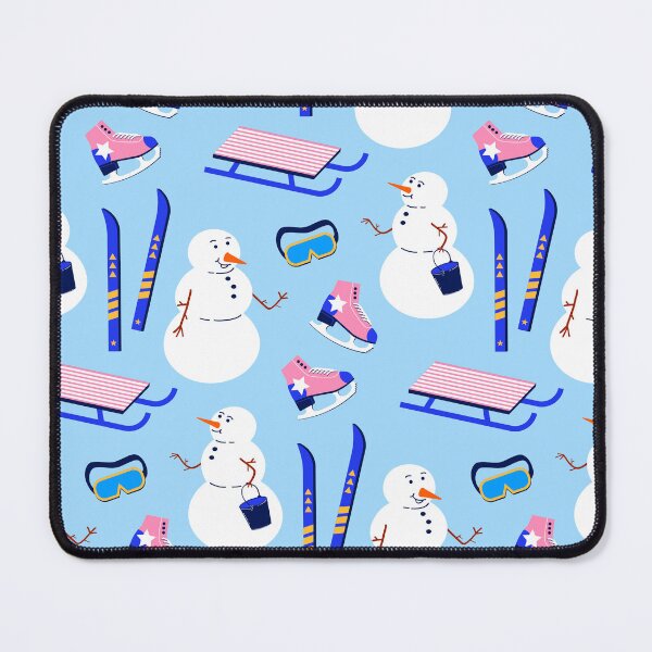 Item preview, Winter print with snowman characters. designed and sold by Yaaaaay.