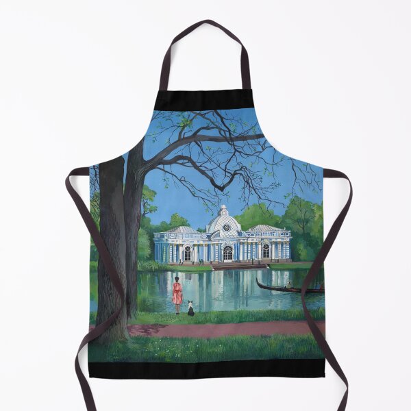 Item preview, Girl with her dog on the lake designed and sold by Ekaterina Khozatskaya.