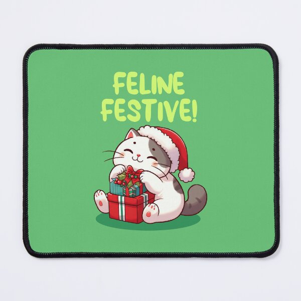 Item preview, Feline Festive Christmas Cat designed and sold by KAI-Studio.