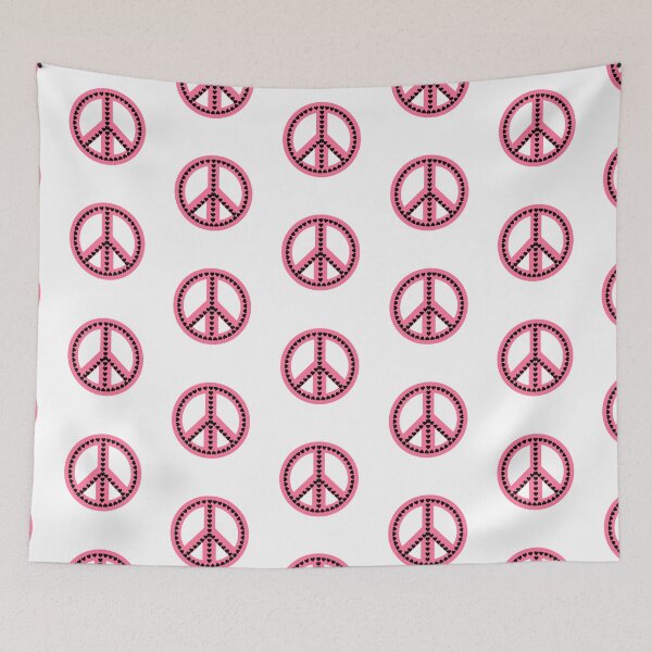 Item preview, Peace Sign Heart,Love peace,Pink Peace Sign designed and sold by BotunPeony.