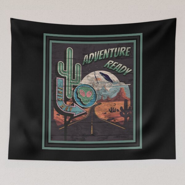 Item preview, ALIEN UFO CITY - ADVENTURE READY THIS WAY designed and sold by justyna-s28.