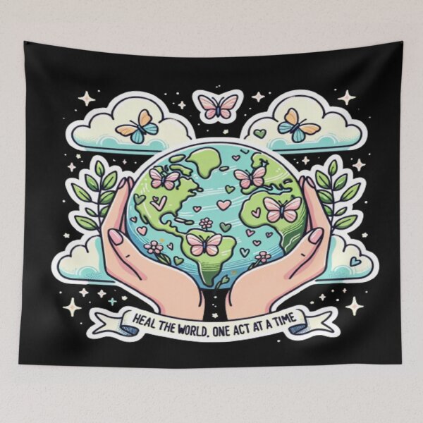 Item preview, World in Hands designed and sold by Boulbi-Shop.