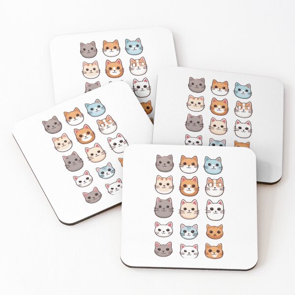 Item preview, Clipart of a cute kawaii kittens.  designed and sold by Vegasstickers.
