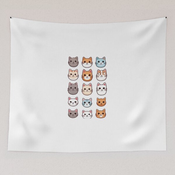 Aperçu de l'œuvre Clipart d’un mignon chaton kawaii. créée et vendue par Vegasstickers.