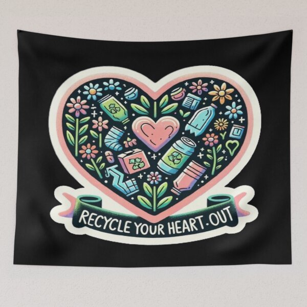 Item preview, Heart of Recycling designed and sold by Boulbi-Shop.