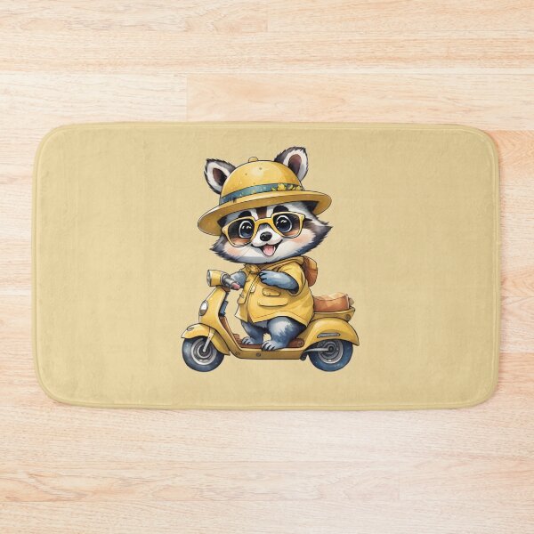 Item preview, Raccoon riding a scooty designed and sold by Nolan6.