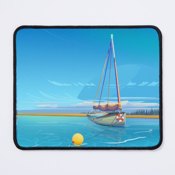 Item preview, Boat off the shore designed and sold by tektober.