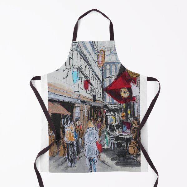 Item preview, Majorca Building Melbourne Thread Sketch designed and sold by JulietDCollins.