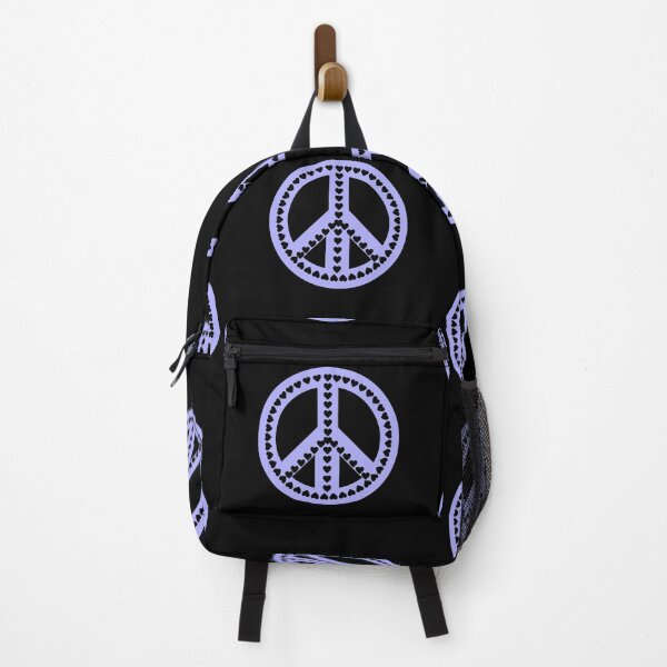 Item preview, Peace Sign Heart ,Love Peace,Purple Peace Sign designed and sold by BotunPeony.