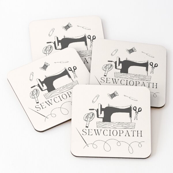 Item preview, Sewciopath - Vintage Sewing Machine - Funny Sewing Lover Gift Idea designed and sold by Wiss2Arts.