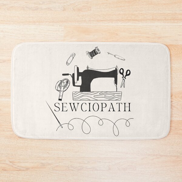 Item preview, Sewciopath - Vintage Sewing Machine - Funny Sewing Lover Gift Idea designed and sold by Wiss2Arts.