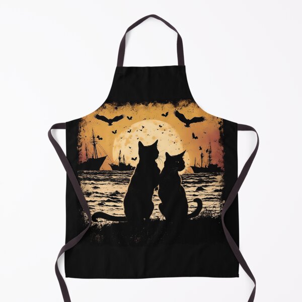 Item preview, Two sailor cats at sunset designed and sold by Serendipity2023.