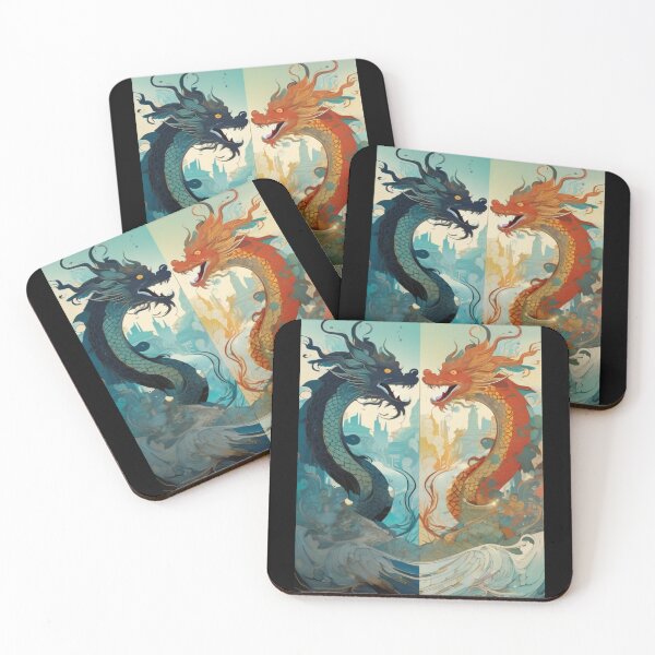 Item preview, yin and yang dragon designed and sold by EuropeanPrints.