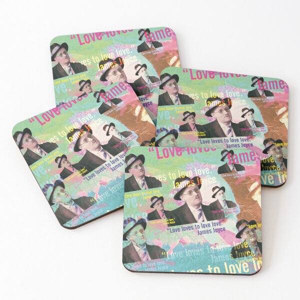 Item preview, Love loves to love love, James Joyce quote designed and sold by Mauswohn.
