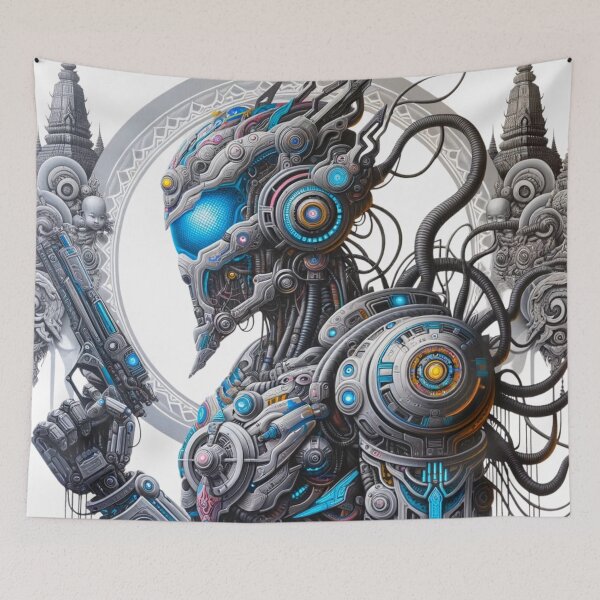 Item preview, "Guardian of Thai Temples: The Cyber Sentinel" designed and sold by Meowguar.